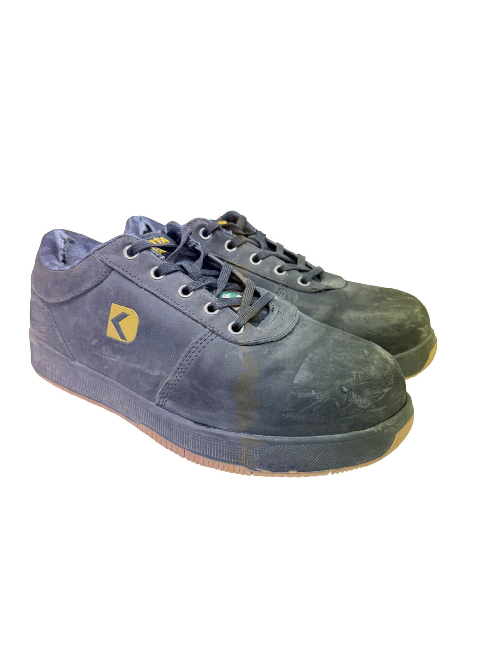 DAKOTA Men's Steel Toe Steel Plate Skate Safety Work Shoes 3613 Black Size 10.5M